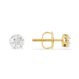 10k Yellow Gold 0.15ct Diamond Stud Earrings