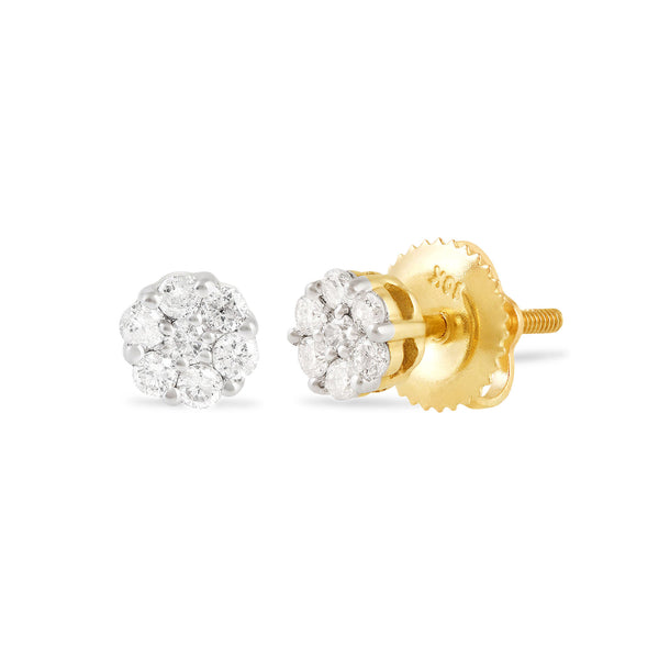 10k Yellow Gold 0.15ct Diamond Stud Earrings