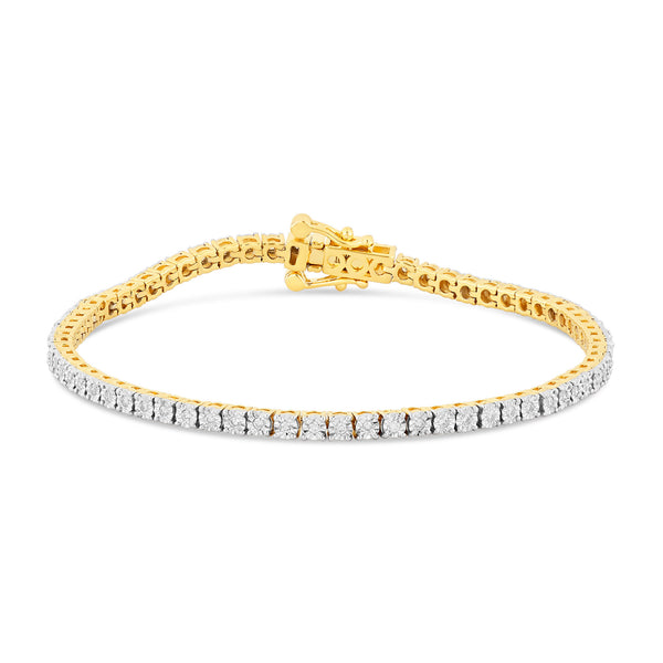 10k Gold Tennis Bracelet