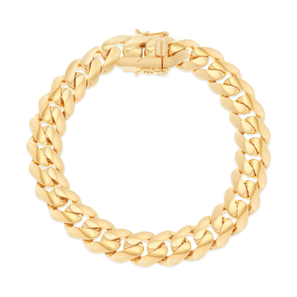 Chain link bra gold