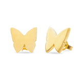 14kt Gold Butterfly Studs