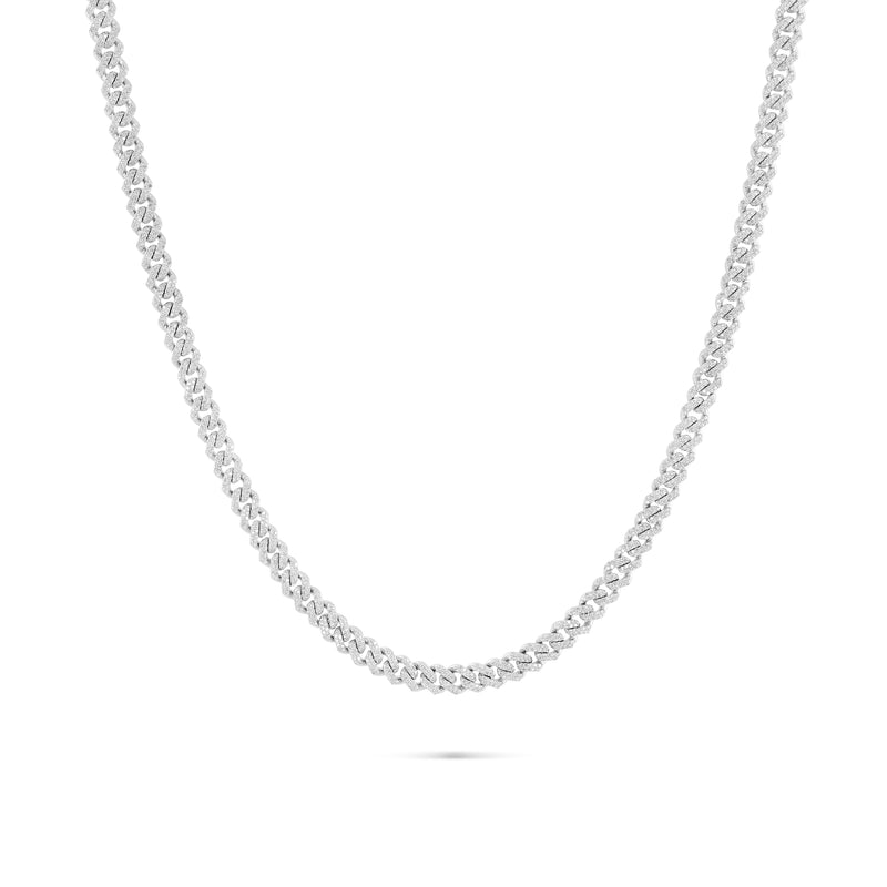 10K Gold Diamond Cuban Chain