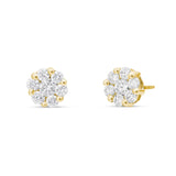 10k White Gold .35ct Diamond Stud Earrings