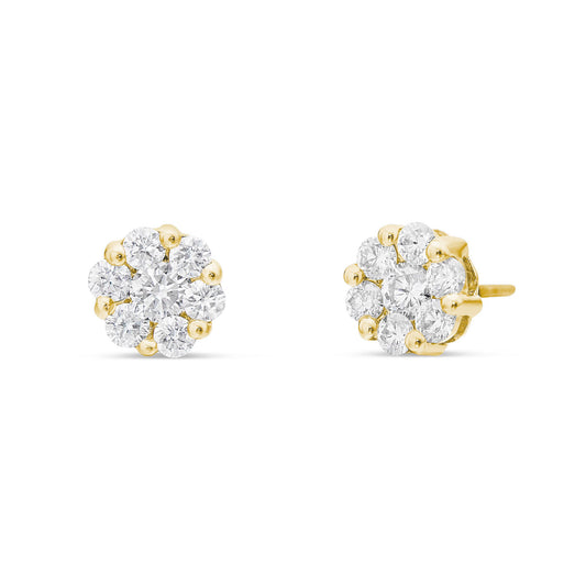 10k White Gold .35ct Diamond Stud Earrings