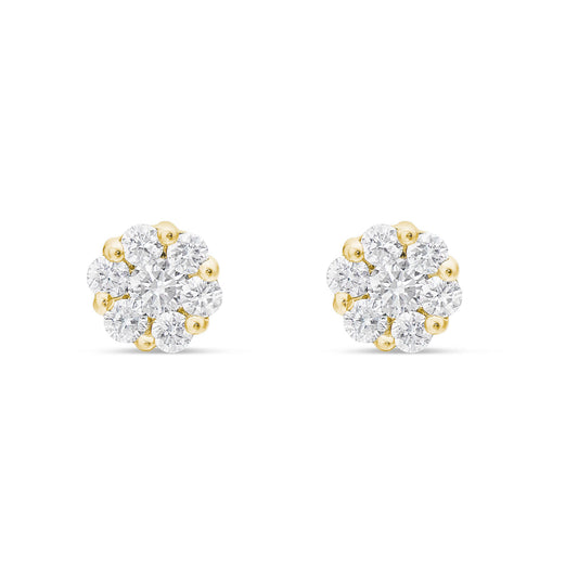 10k White Gold .35ct Diamond Stud Earrings