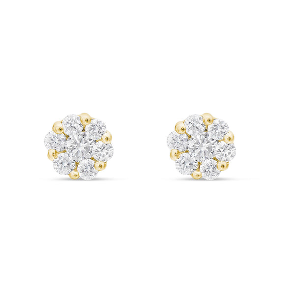 10k White Gold .35ct Diamond Stud Earrings