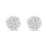 14k Yellow Gold 2.50ct Diamond Stud Earrings