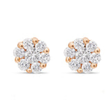 14k Yellow Gold 2.50ct Diamond Stud Earrings