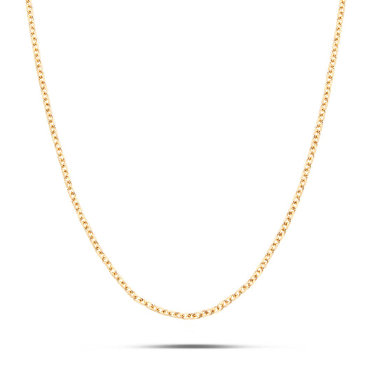 10K Solid Gold Hermes Chain, 3mm