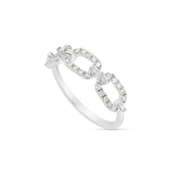 14K White Gold Diamond Bridal Ring