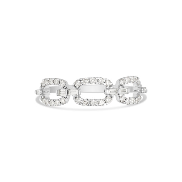 14K White Gold Diamond Bridal Ring