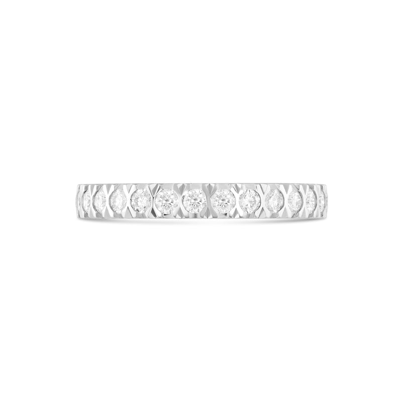 14k White Gold Diamond Eternity Band