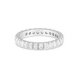 14k White Gold Diamond Eternity Band