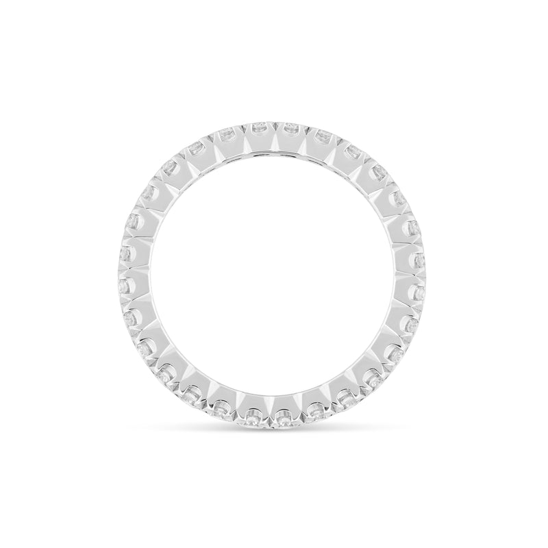 14k White Gold Diamond Eternity Band