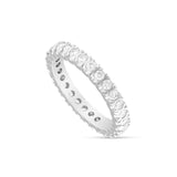 14k White Gold Diamond Eternity Band