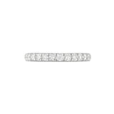 14k White Gold Round Diamond Eternity Band