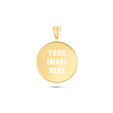 14K Gold Medium Picture Pendant