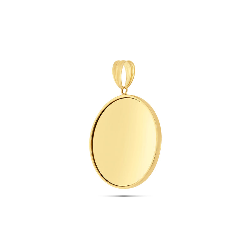 14K Gold Medium Picture Pendant