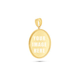 14K Gold Medium Picture Pendant