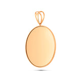 14K Gold Large Picture Pendant