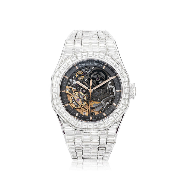 Audemars Piguet Royal Oak Skeleton with Baguette Diamonds