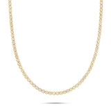 14K Gold 2.44ctw 3.5mm Diamond Tennis Chain