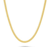 10K Solid Gold Cuban Chain, 3.5mm