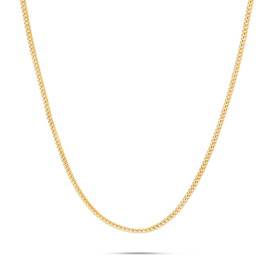 14K Solid Gold 1.25 mm Franco Chain