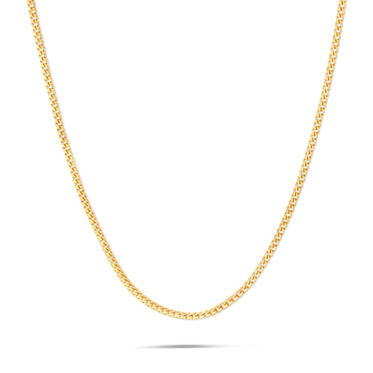 10K Solid Gold 3mm Franco Chain