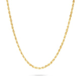 10K Solid Gold Rope Chain, 4mm