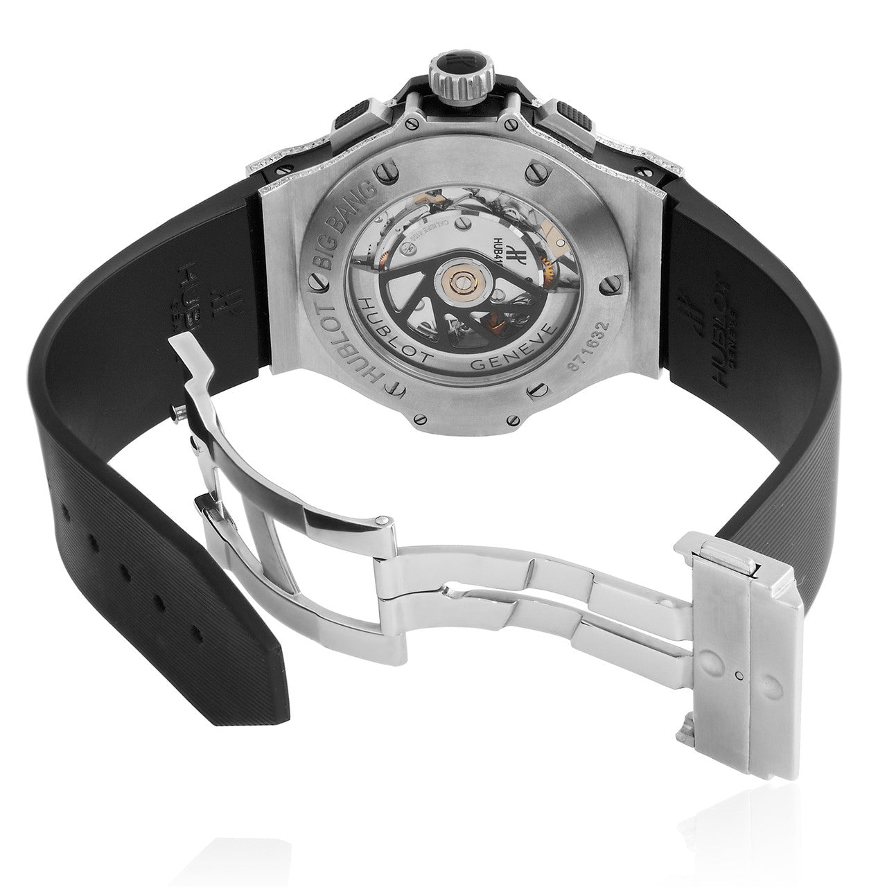 Hublot Big Bang Men's Chronograph Custom Diamond Watch - 301.SM.1770.GR