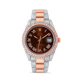 Diamond Rolex DateJust 41mm 18K Rose Gold