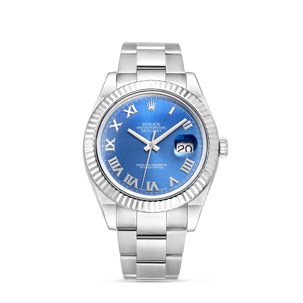 Rolex DateJust 41mm Blue Roman Oyster