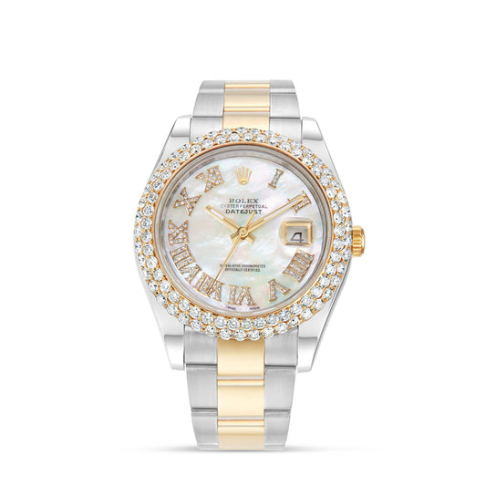 Rolex DateJust 41mm with Diamond bezel