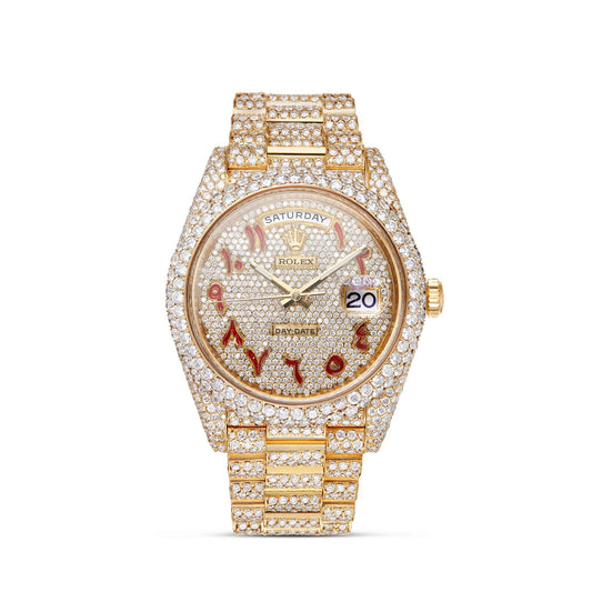 Rolex DayDate Presidential, 40mm Full Diamond