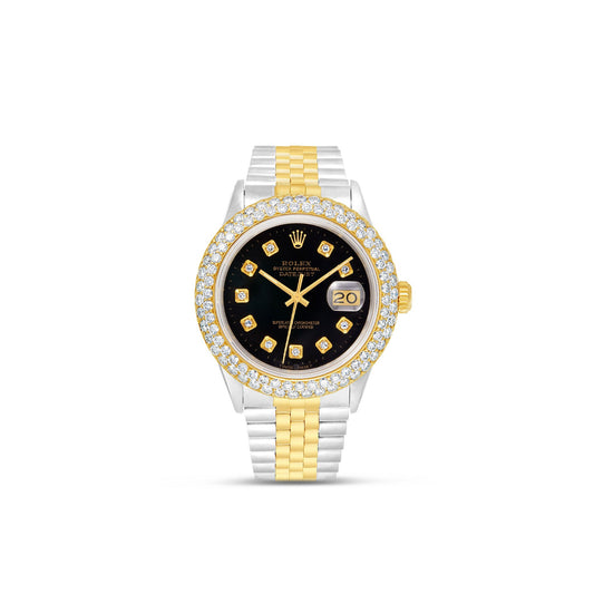 Women's Rolex DateJust 31mm 2.3ctw Diamond Bezel