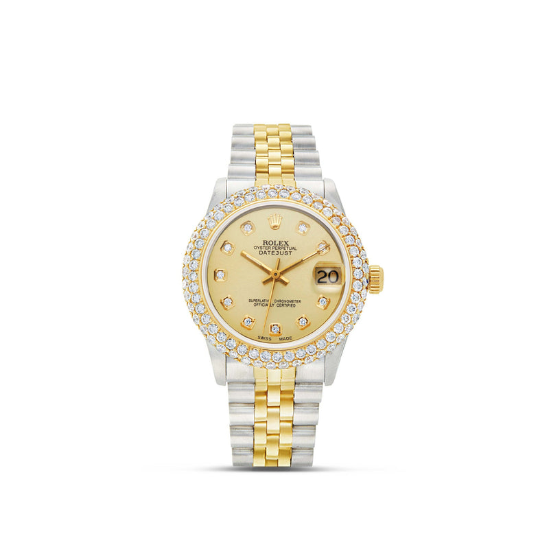 Women's Rolex DateJust 31mm with Diamond bezel