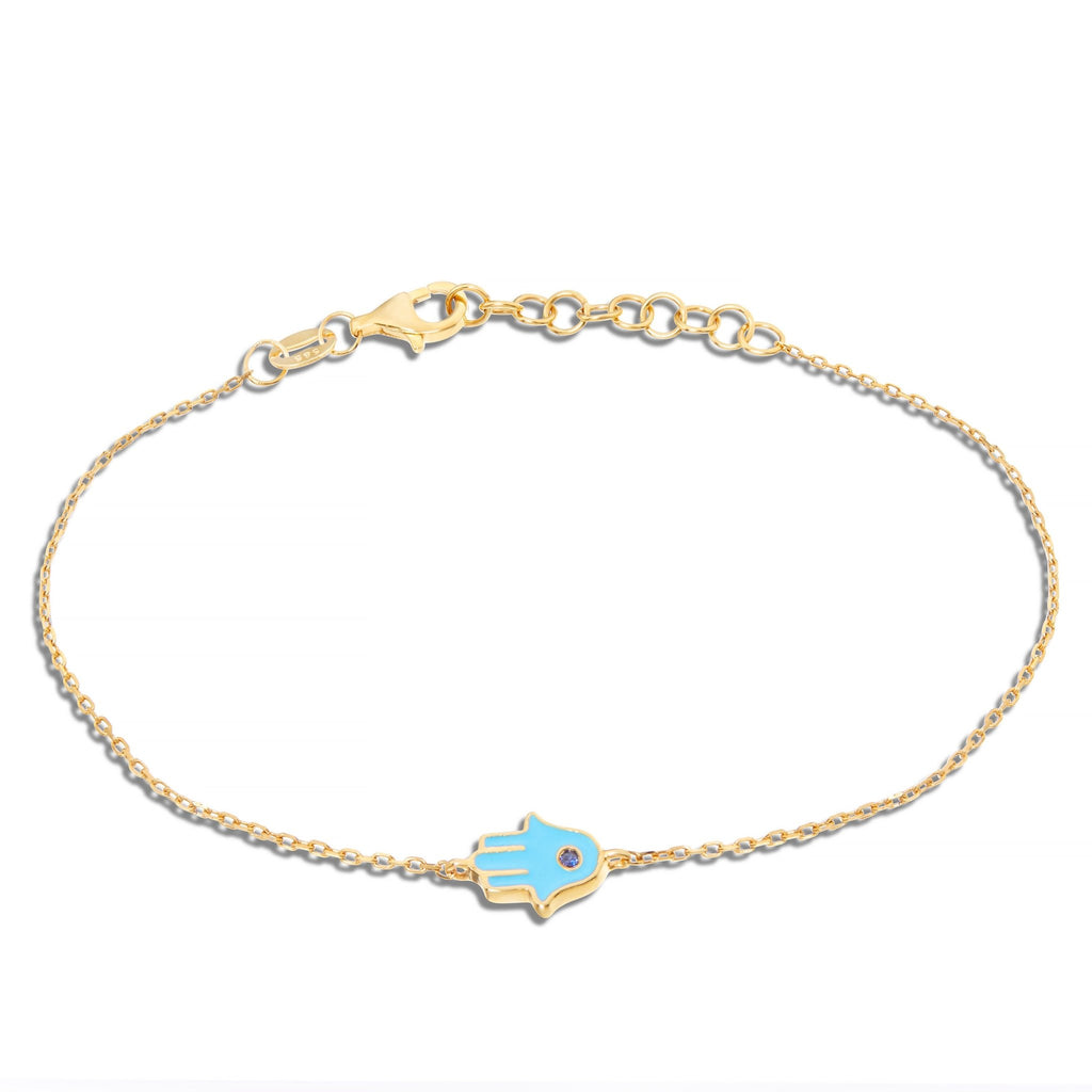 Inner Peace + Happiness Hamsa Bracelet – Jeanne Verger Jewelry