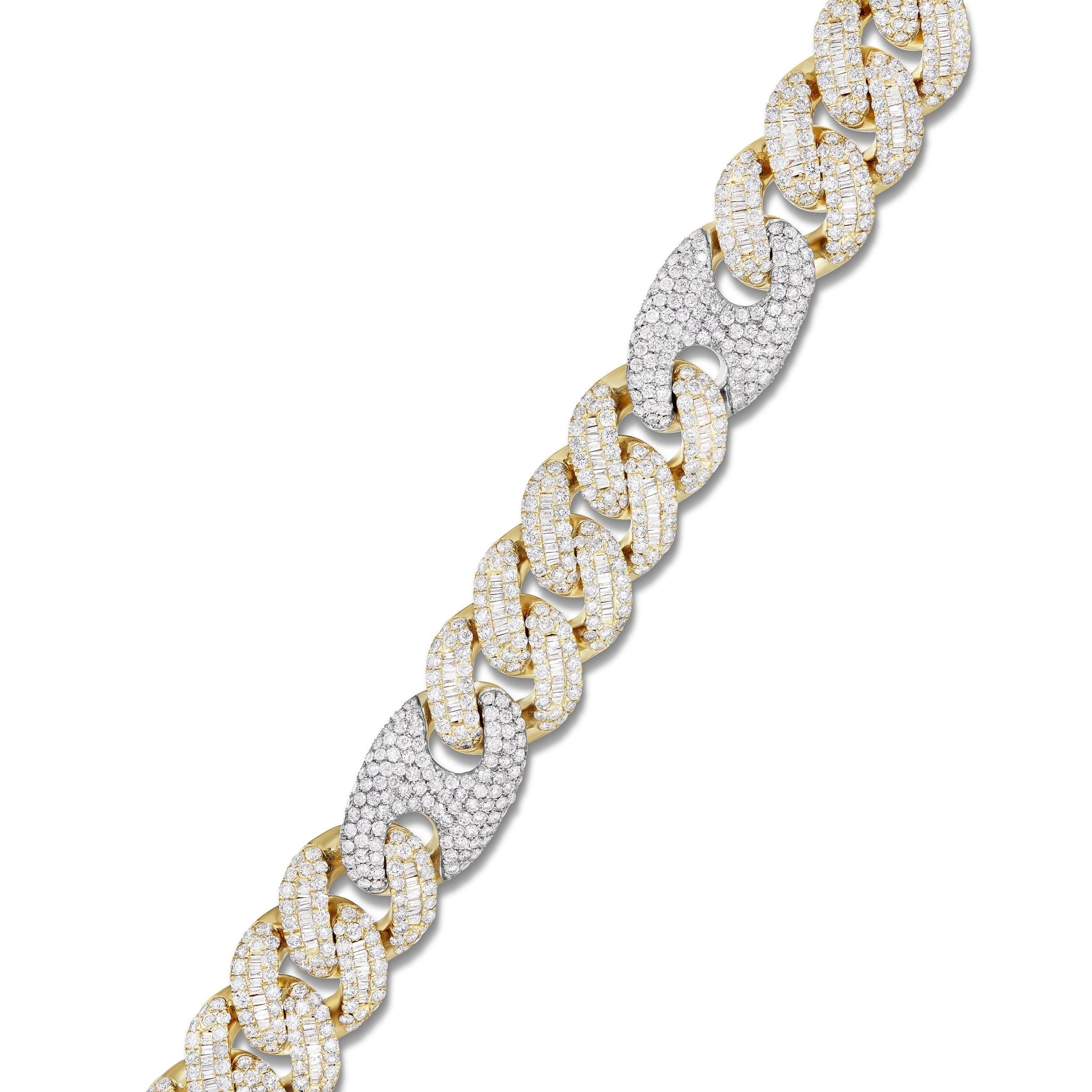 Gucci link hot sale diamond chain