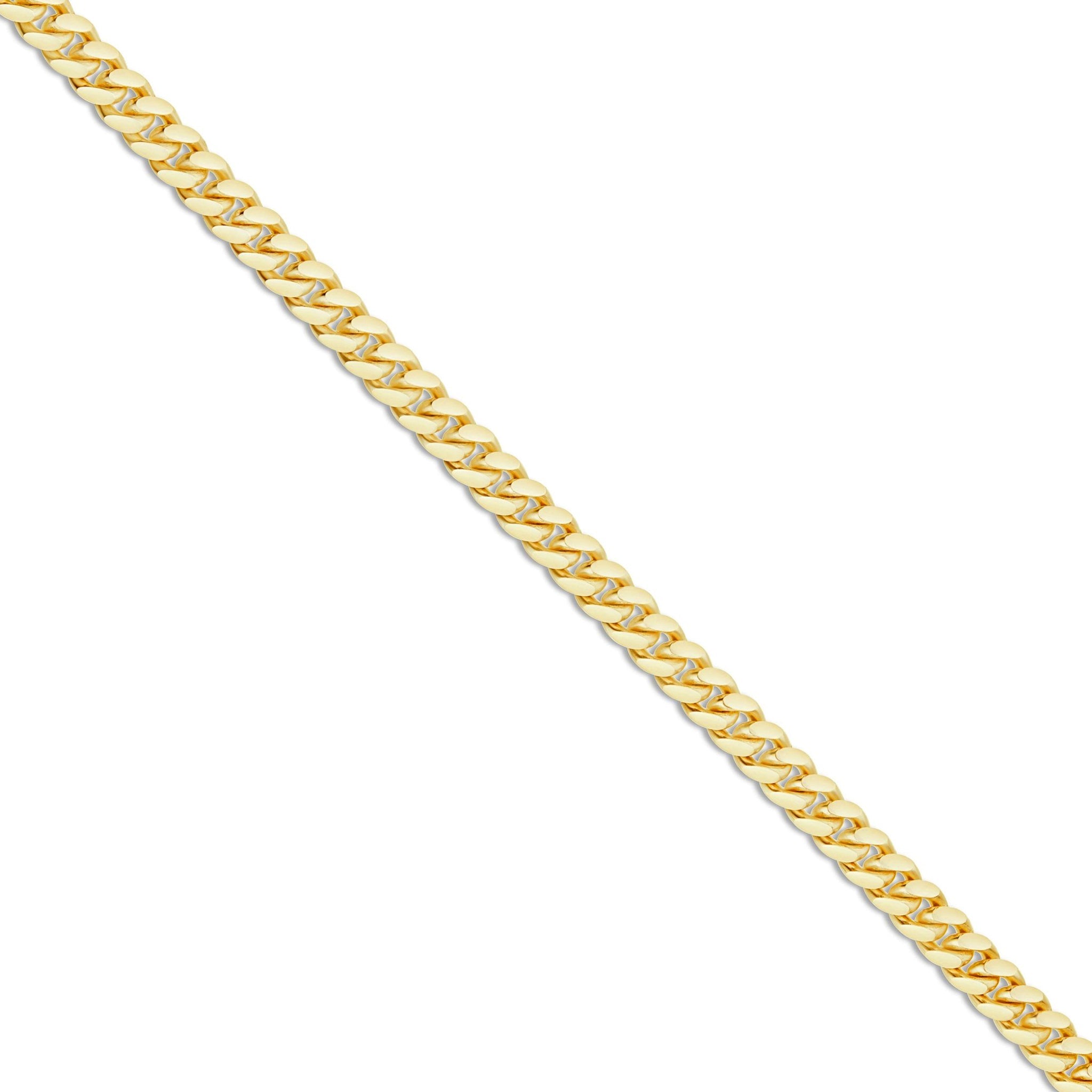 10K Solid Gold Cuban Chain, 3.5mm – Shyne Jewelers™
