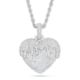 Melting Heart Diamond Pendant, Small - Shyne Jewelers White Gold Shyne Jewelers