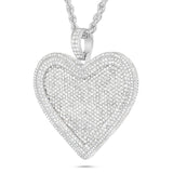 Shyne Collection Diamond Heart Pendant, Large - Shyne Jewelers White Gold Shyne Jewelers