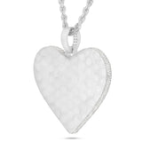 Shyne Collection Diamond Heart Pendant, Large - Shyne Jewelers White Gold Shyne Jewelers