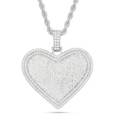 Shyne Collection Diamond Heart Pendant, Medium - Shyne Jewelers White Gold Shyne Jewelers