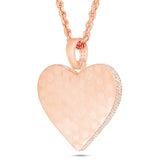 Shyne Collection Diamond Heart Pendant, Medium - Shyne Jewelers Rose Gold Shyne Jewelers