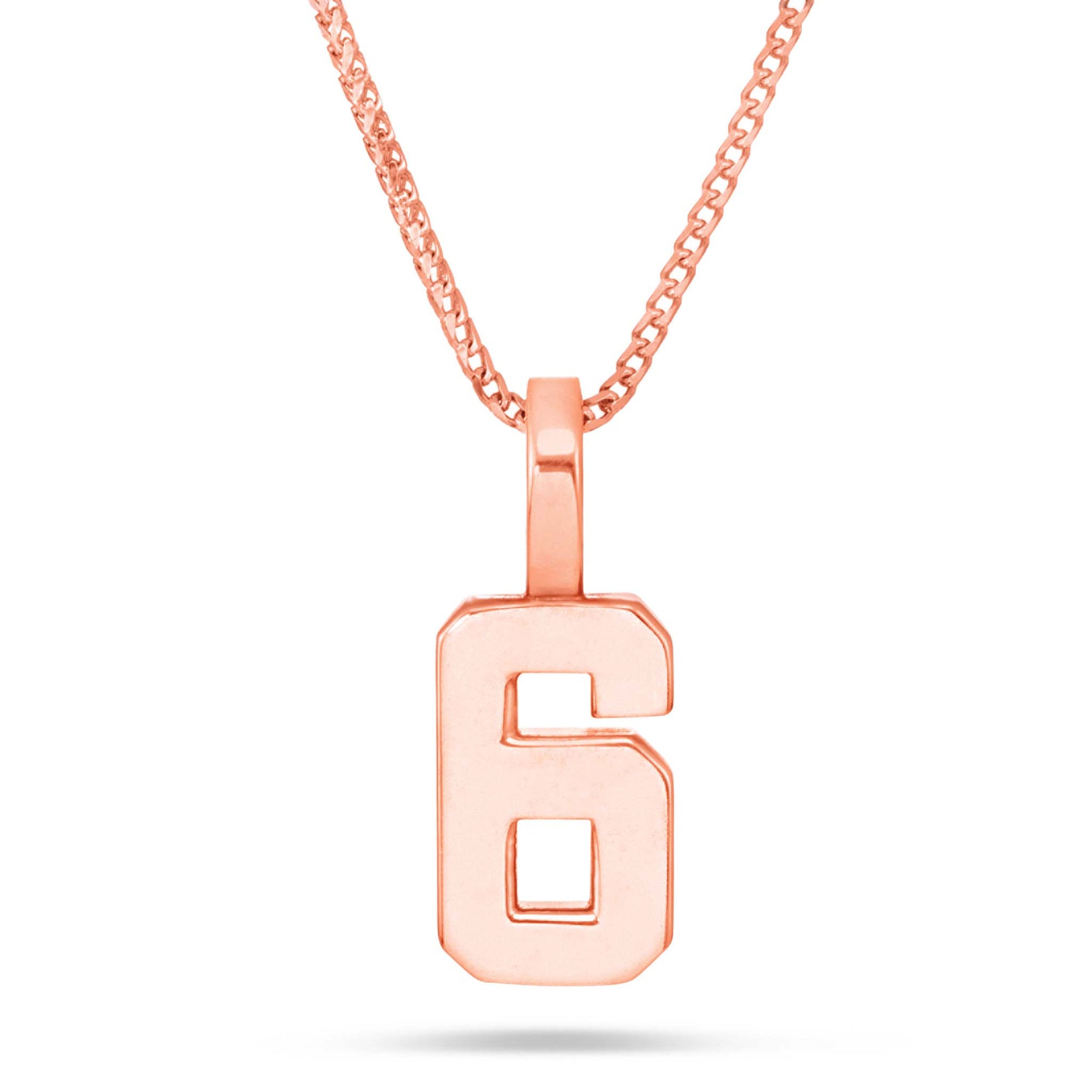 The Varsity Number Pendant Necklace